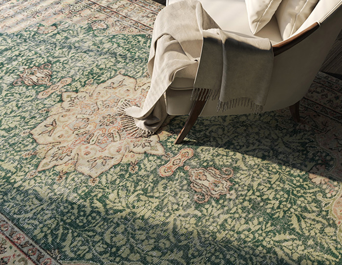 Antique rugs in homes